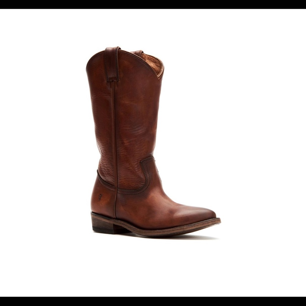 Authentic Frye Leather Cowgirl Boots